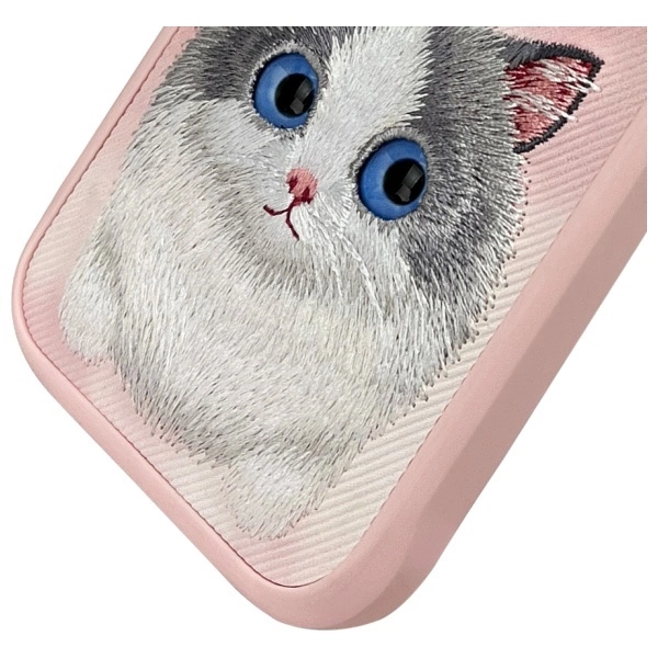 Nimmy Big Eyed Pet 2.0 Cat Case for iPhone 16 Pro - Pinkeng