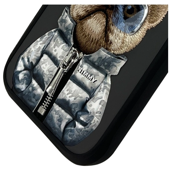 Nimmy Cool&Cute 2.0 Dog Case for iPhone 16 Pro - Blackeng