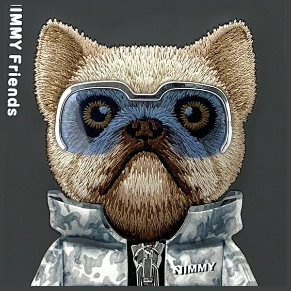 Nimmy Cool&Cute 2.0 Dog Case for iPhone 16 Pro - Blackeng