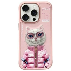 Nimmy Cool&Cute 2.0 Cat Case for iPhone 16 Pro - Pinkeng