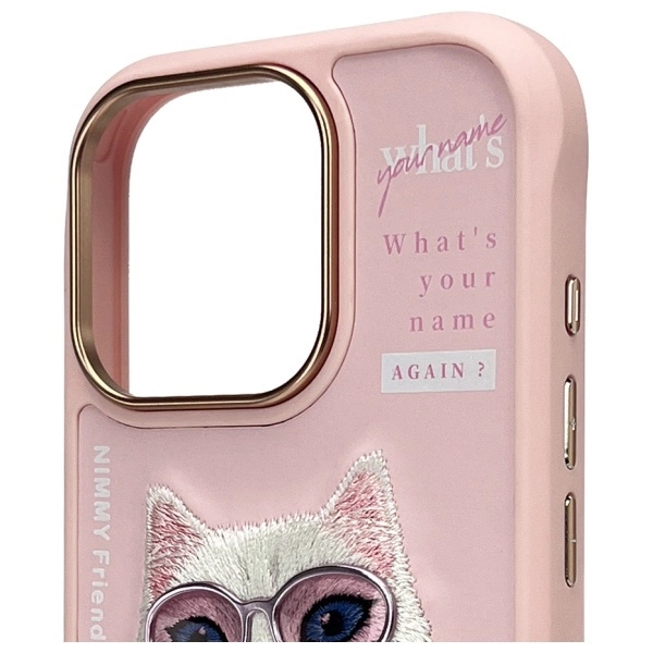 Nimmy Cool&Cute 2.0 Cat Case for iPhone 16 Pro - Pinkeng
