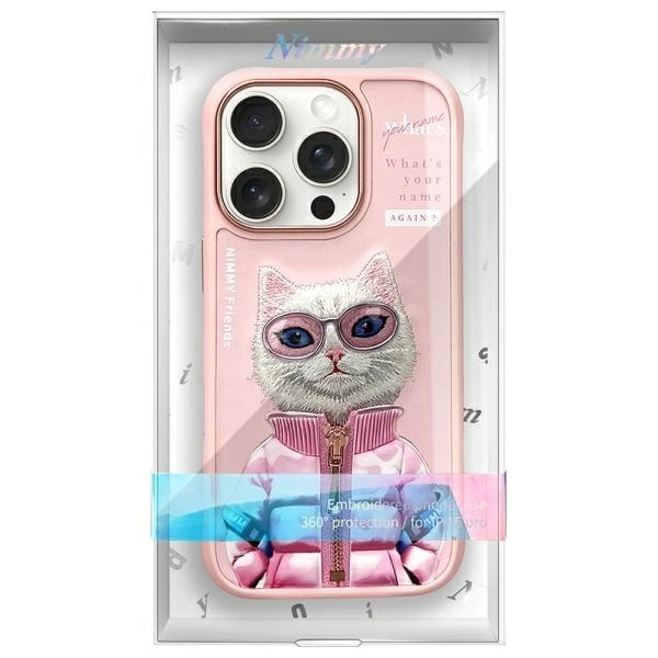 Nimmy Cool&Cute 2.0 Cat Case for iPhone 16 Pro - Pinkeng