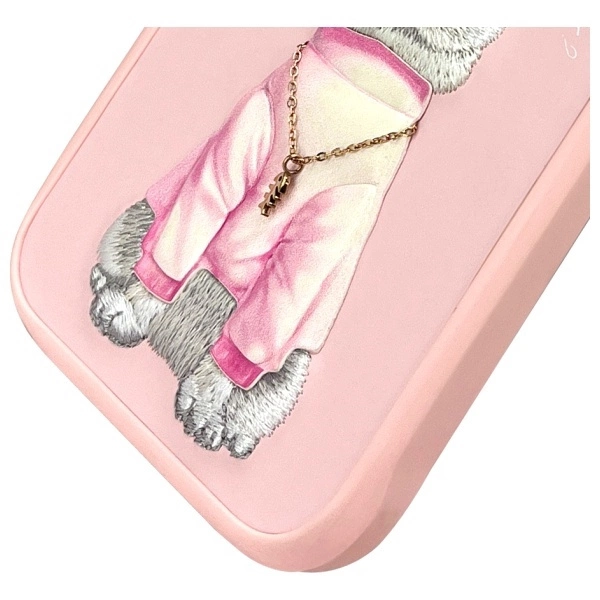 Nimmy Glasses Cool Cat Case for iPhone 16 Pro - Pinkeng