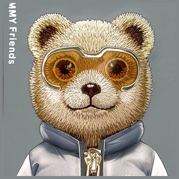 Nimmy Cool&Cute 2.0 Bear Case for iPhone 16 Pro - Grayeng