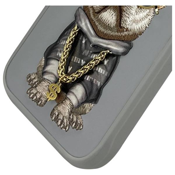 Nimmy Glasses Cool Dog iPhone 16 Pro Case - Grayeng