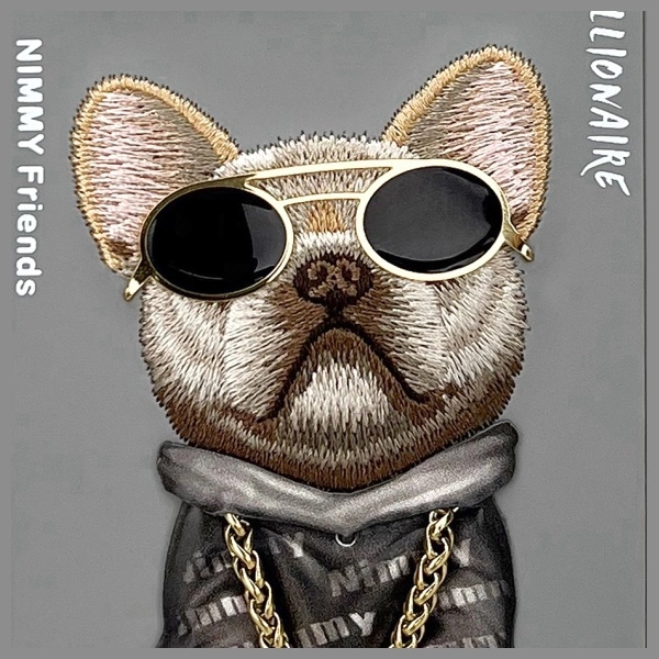 Nimmy Glasses Cool Dog iPhone 16 Pro Case - Grayeng