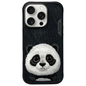 Nimmy Big Eyed Pet 2.0 Panda case for iPhone 16 Pro Max - blackeng