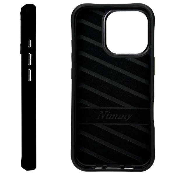 Nimmy Big Eyed Pet 2.0 Panda case for iPhone 16 Pro Max - blackeng