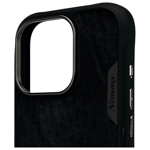 Nimmy Big Eyed Pet 2.0 Panda case for iPhone 16 Pro Max - blackeng