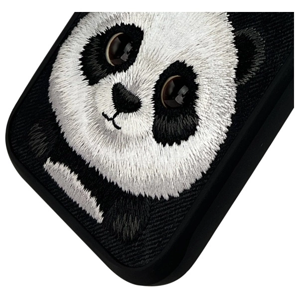 Nimmy Big Eyed Pet 2.0 Panda case for iPhone 16 Pro Max - blackeng