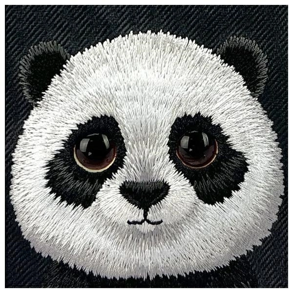 Nimmy Big Eyed Pet 2.0 Panda case for iPhone 16 Pro Max - blackeng
