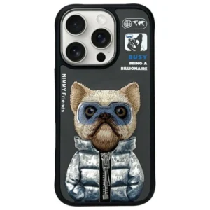 Nimmy Cool&Cute 2.0 Dog Case for iPhone 16 Pro Max - Blackeng