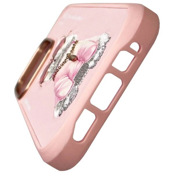 Nimmy Glasses Cool Cat Case for iPhone 16 Pro Max - Pinkeng