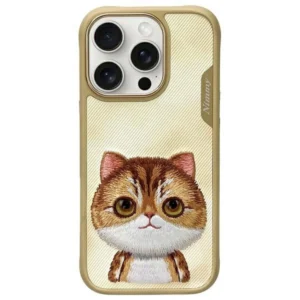 Nimmy Big Eyed Pet 2.0 Cat Case for iPhone 16 Pro Max - Greeneng