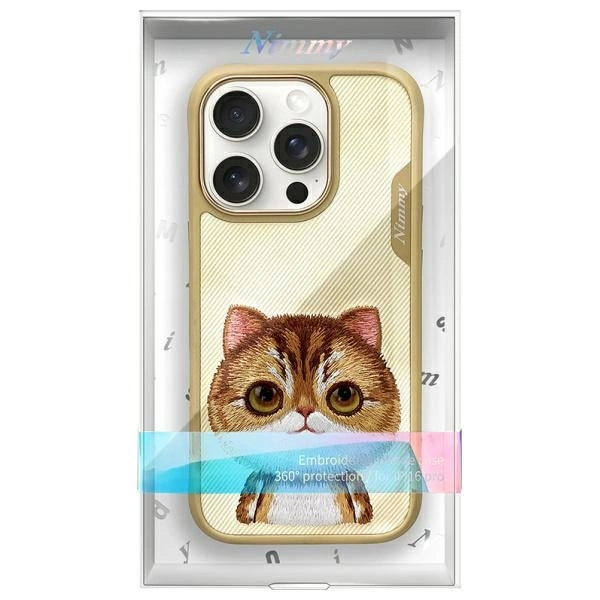 Nimmy Big Eyed Pet 2.0 Cat Case for iPhone 16 Pro Max - Greeneng