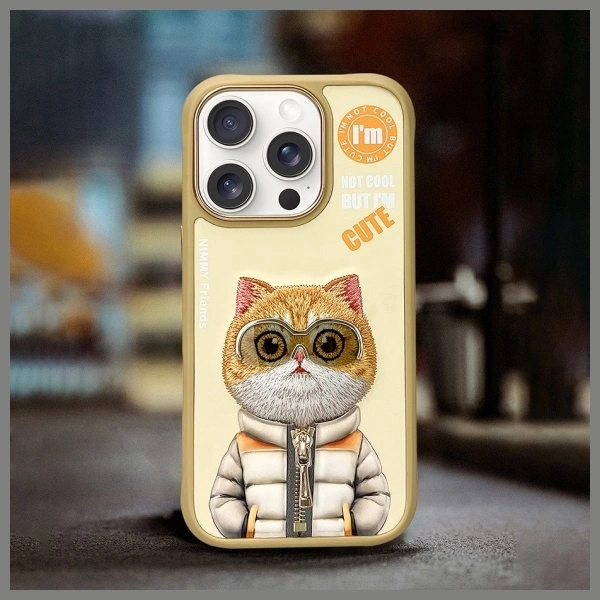 Nimmy Cool&Cute 2.0 Cat Case for iPhone 16 Pro Max - Greeneng