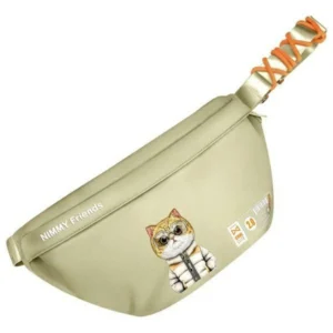 Nimmy Crossbody Cool&Cute 2.0 Cat Shoulder Bag - Greeneng