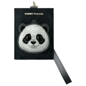 Nimmy Big Eyed Pet 2.0 Cat Wallet Card Holder - Blackeng