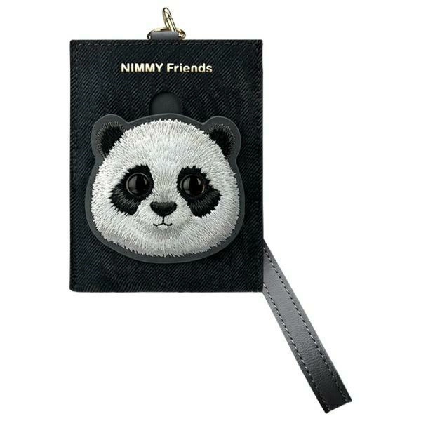 Nimmy Big Eyed Pet 2.0 Cat Wallet Card Holder - Blackeng