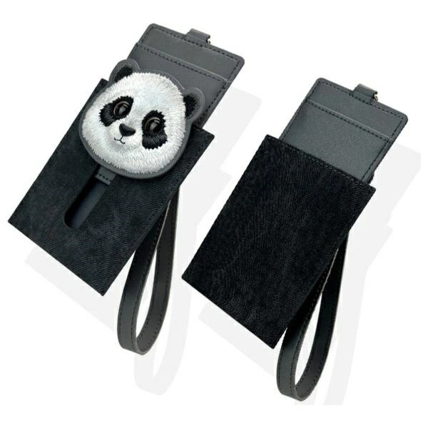 Nimmy Big Eyed Pet 2.0 Cat Wallet Card Holder - Blackeng