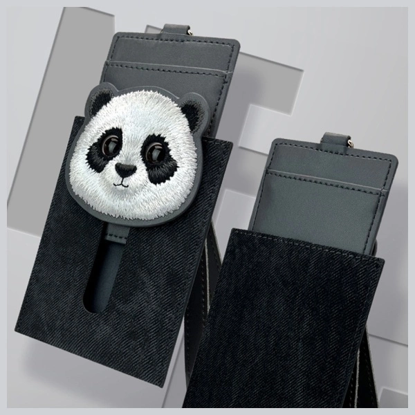 Nimmy Big Eyed Pet 2.0 Cat Wallet Card Holder - Blackeng