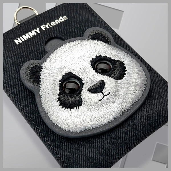 Nimmy Big Eyed Pet 2.0 Cat Wallet Card Holder - Blackeng