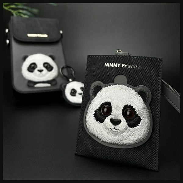 Nimmy Big Eyed Pet 2.0 Cat Wallet Card Holder - Blackeng