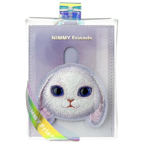 Nimmy Big Eyed Pet 2.0 Rabbit Wallet Card Holder - Purpleeng