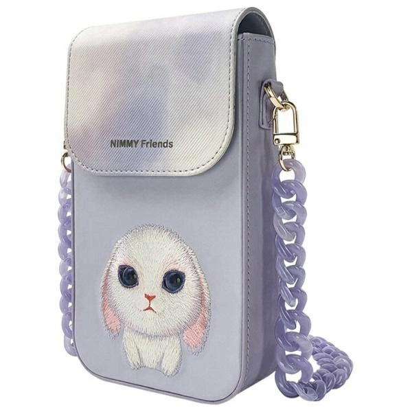 Nimmy Big Eyed Pet 2.0 Rabbit Phone Bag - Purpleeng