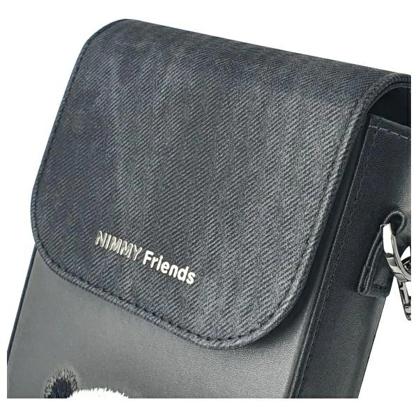 Nimmy Big Eyed Pet 2.0 Panda Phone Bag - Blackeng