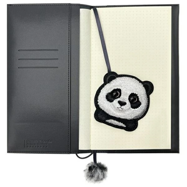 Nimmy Big Eyed Pet 2.0 Panda 2-in-1 Notebook + Pen Set - Blackeng