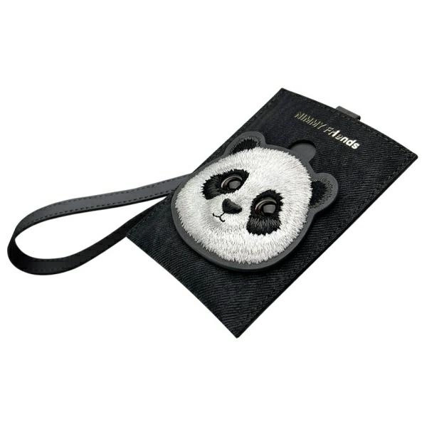 Nimmy Big Eyed Pet 2.0 Panda 3-in-1 Phone Bag + Wallet + Tracker Case - Blackeng