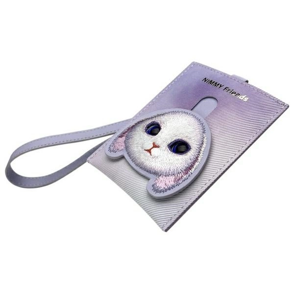 Nimmy Big Eyed Pet 2.0 Rabbit 3-in-1 Phone Bag + Wallet + Tracker Case - Purpleeng