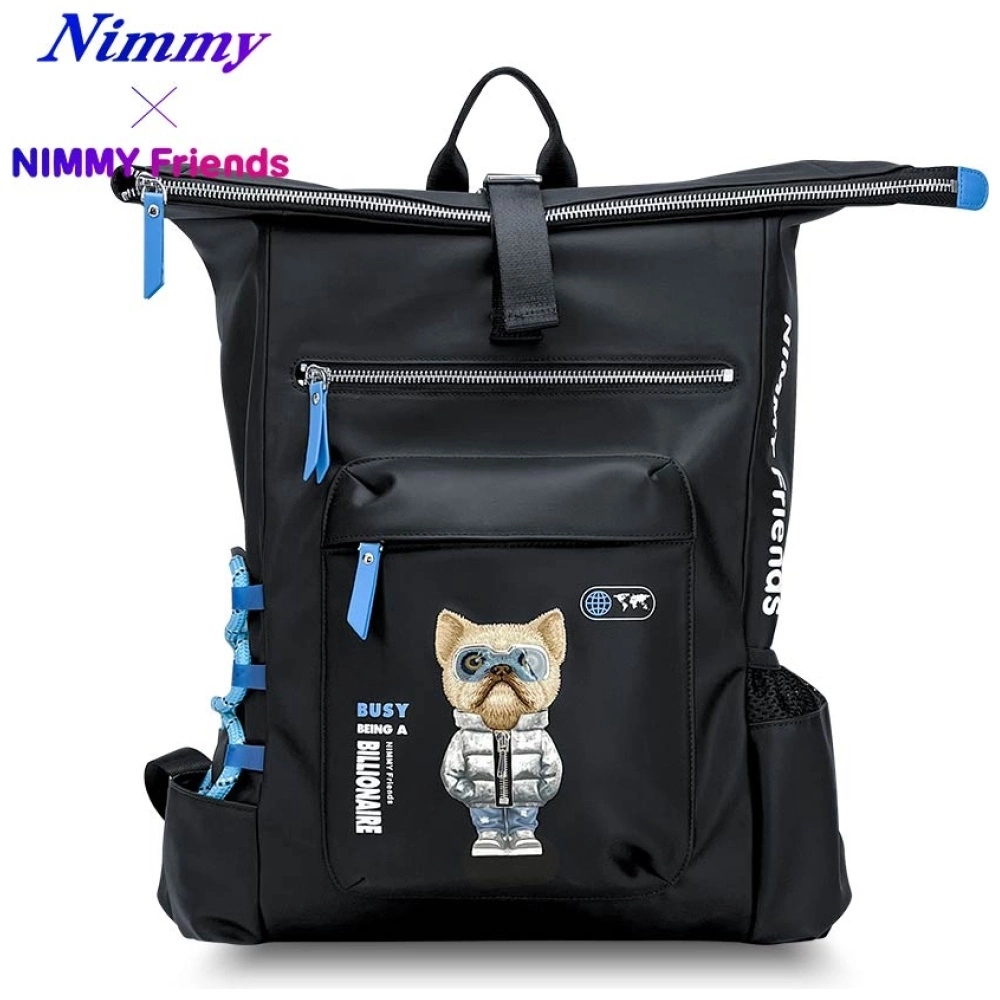 Nimmy Cool&Cute 2.0 Dog Laptop Backpack - Blackeng