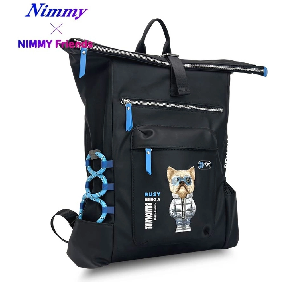 Nimmy Cool&Cute 2.0 Dog Laptop Backpack - Blackeng