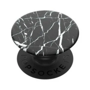 Popsockets 2 Black Marble Holder and Phone Standeng