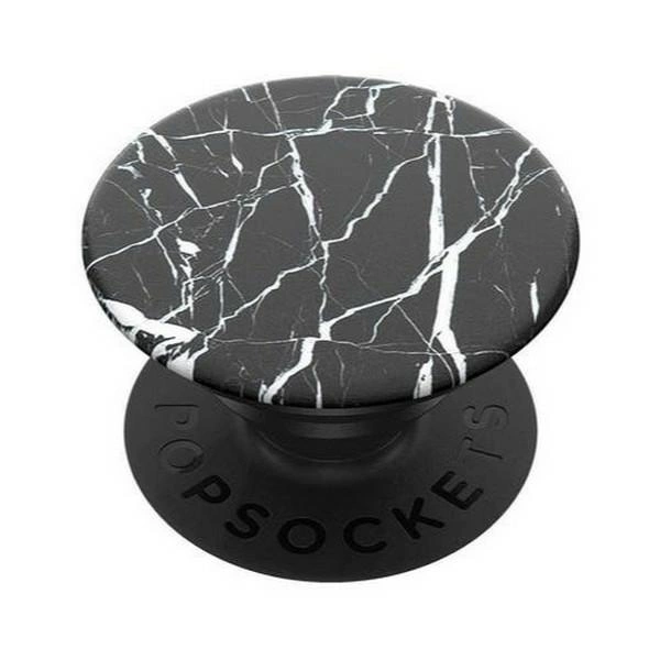 196457_1 Popsockets 2 Black Marble Holder and Phone Standeng