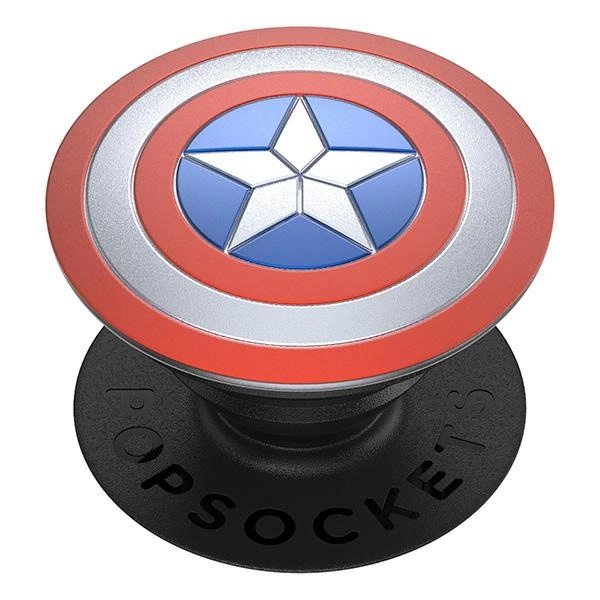 Popsockets 2 Captain America Shield Holder and Phone Standeng