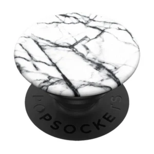 Popsockets 2 Dove White Marble Phone Holder and Standeng