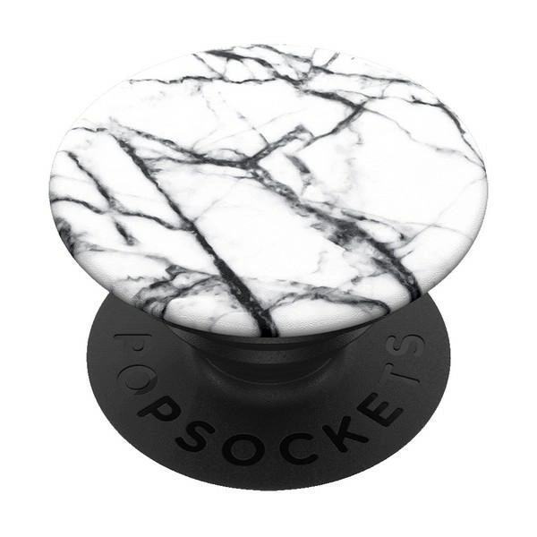 196477_1 Popsockets 2 Dove White Marble Phone Holder and Standeng
