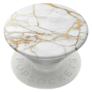 Popsockets 2 Gold Lutz Marble Holder and Phone Standeng