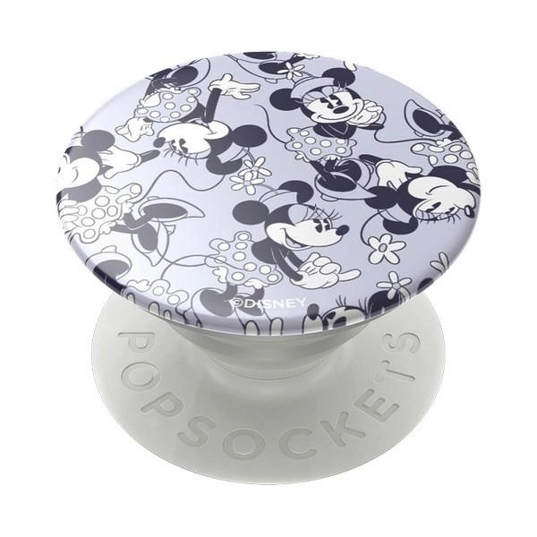 196518_1 Popsockets 2 Minnie Lilac Pattern Phone Holder and Standeng