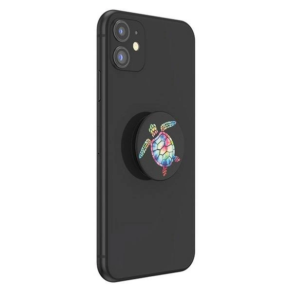 Popsockets 2 Psychedelic Turtle Phone Holder and Standeng
