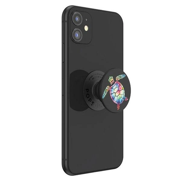 Popsockets 2 Psychedelic Turtle Phone Holder and Standeng