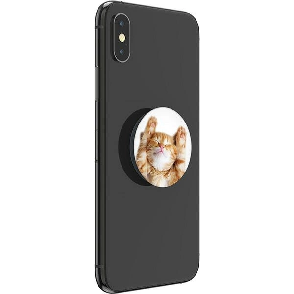 Popsockets 2 Snoozy Cat Holder and Phone Standeng