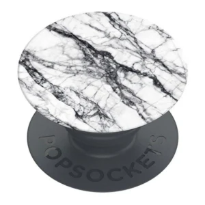 Popsockets 2 White Stone Marble Phone Holder and Standeng