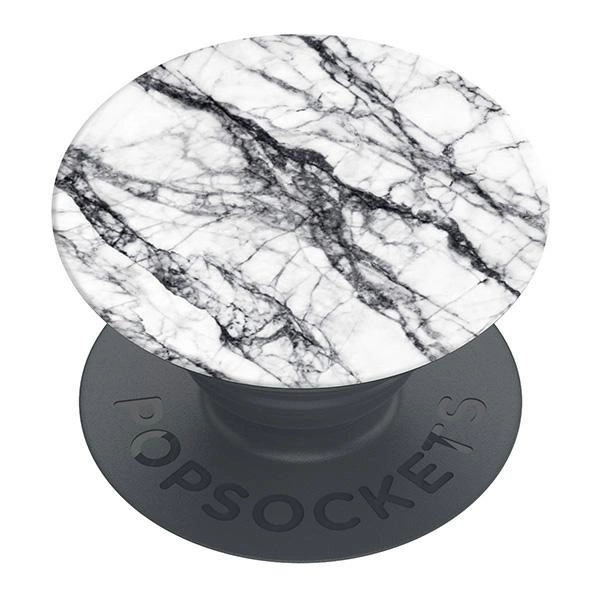 Popsockets 2 White Stone Marble Phone Holder and Standeng