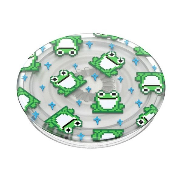 Popsockets PlantCore Grip 8 Bit Frogs and Phone Standeng
