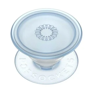 Popsockets PlantCore Grip Ice Blue and Phone Standeng