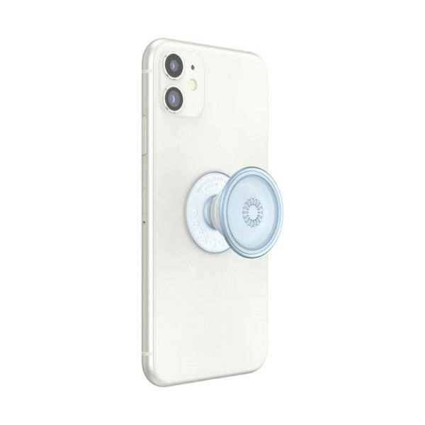 Popsockets PlantCore Grip Ice Blue and Phone Standeng